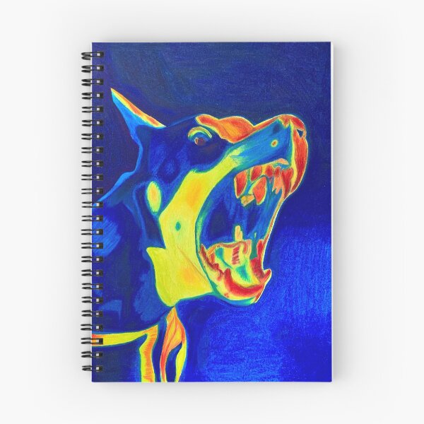 Item preview, Thermal-Camera Dobermann Dog Barking designed and sold by dragspice.