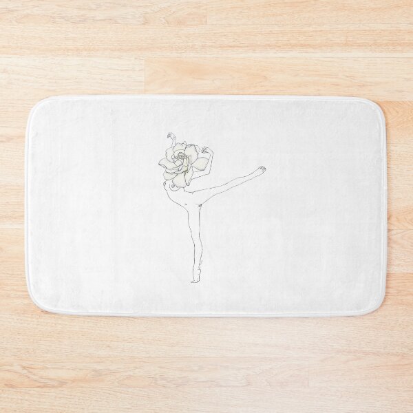 Item preview, White Jasmine Girl - Gardenia Flower Woman drawing designed and sold by Natasha Kolton.