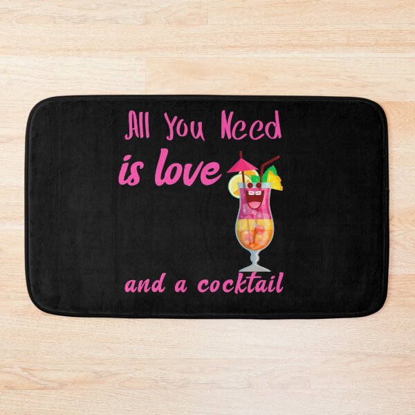 Item preview, All You Need is Love and a Cocktail 1 Design T-Shirt designed and sold by Paula Helit.