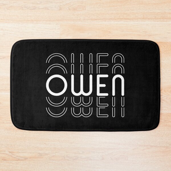 Item preview, Name Owen in Black and White Style designed and sold by Time-is-Money.