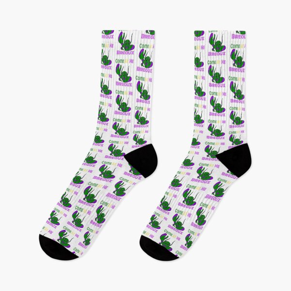 Item preview, Come At Me Breaux Funny Mardi Gras print designed and sold by RedmonsDesigns.