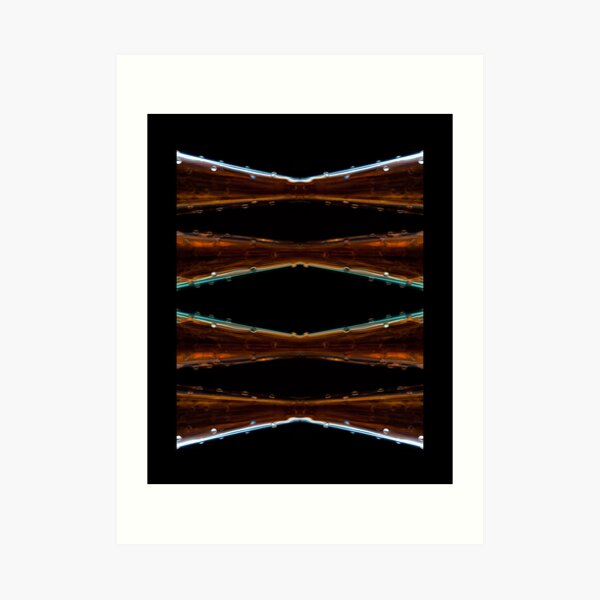 Ode to glass (13) / calendar title page Art Print