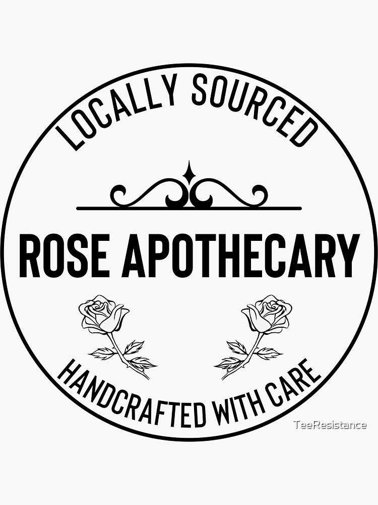 "Rose Apothecary " Sticker by TeeResistance Redbubble