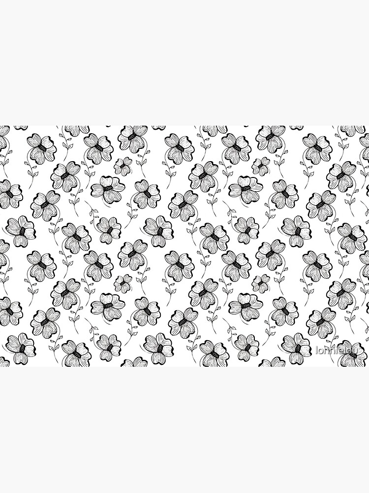 Monochrome Pretty Pansy by lonnielou