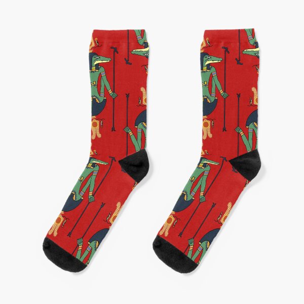 Sobek- God of Crocodiles Socks