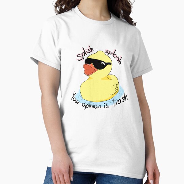 Item preview, Splish splash, your opinion is trash designed and sold by PalaceofPencil.