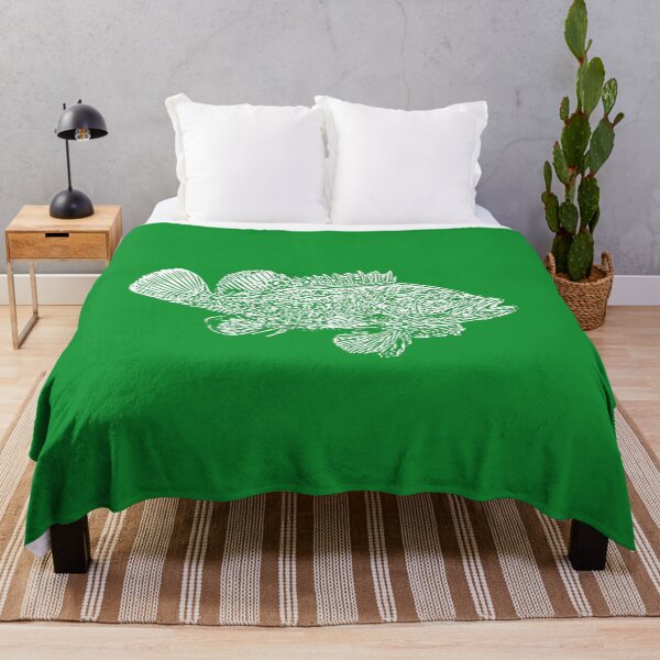 Item preview, Snowy Grouper White Print  designed and sold by designsasstultd.