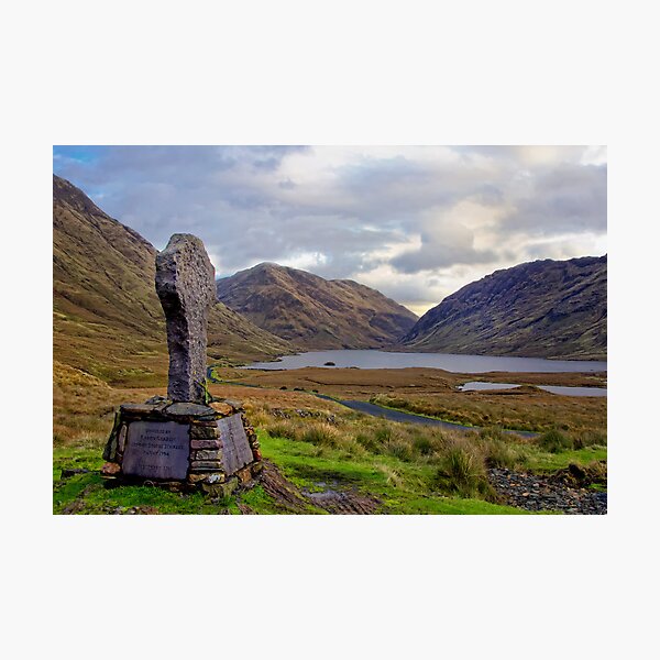 Doolough Tragedy Cross in Co.Mayo Ireland. Photographic Print