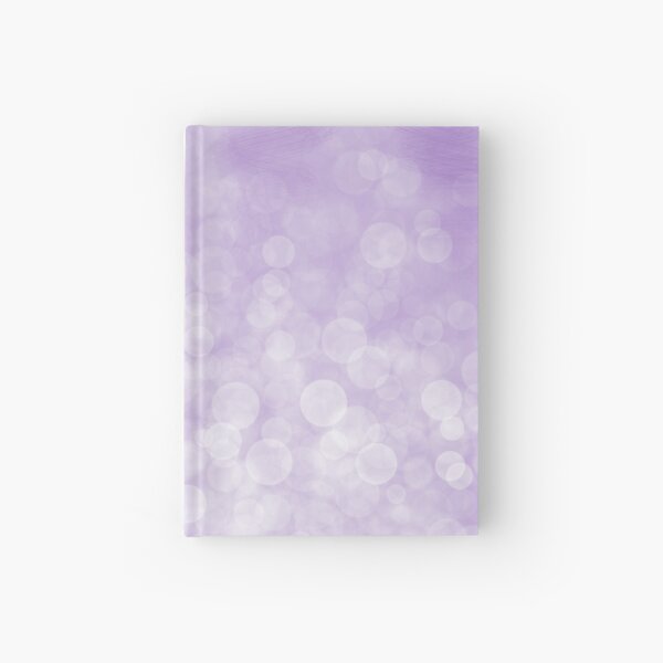 Sparkle Circles in Lilac Hardcover Journal