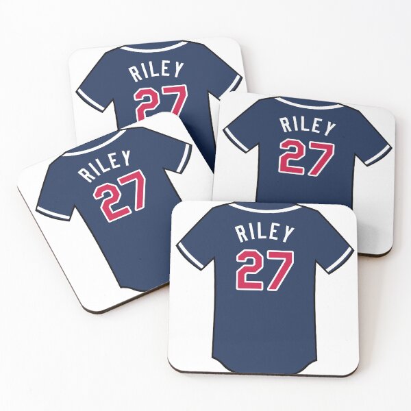 Item preview, Austin Riley Blue Jersey designed and sold by reeves55.
