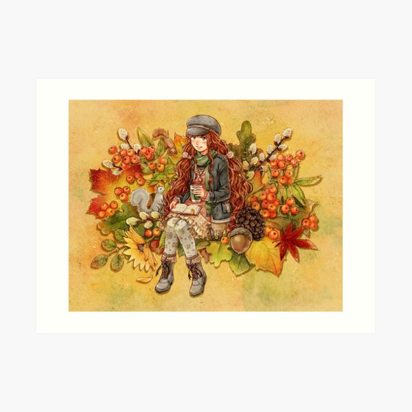 Cozy Autumn Art Print