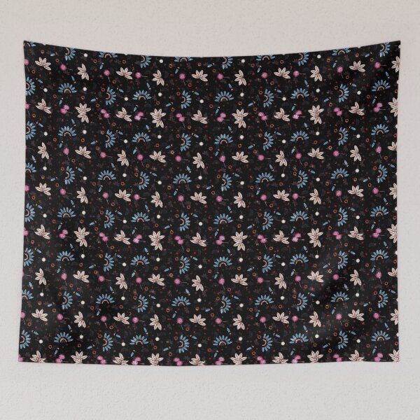 Item preview, Baby Blue, Pink, Cream and Navy Design Print designed and sold by MOBpubdesign.