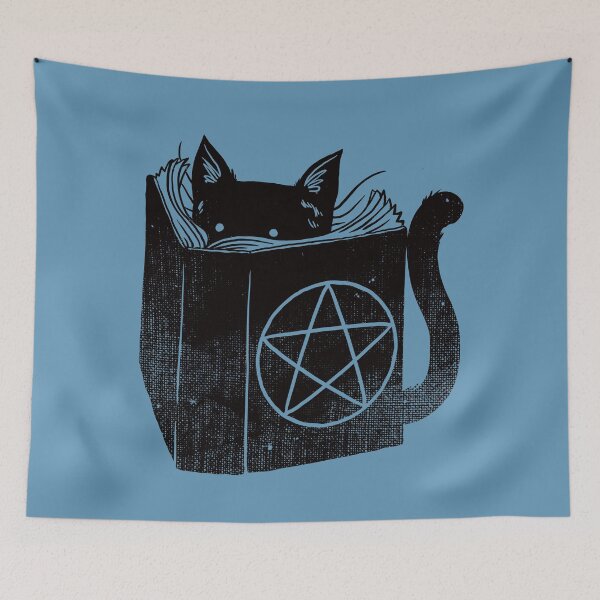 Item preview, Witchcraft cat - Blue designed and sold by Tobe Fonseca®.
