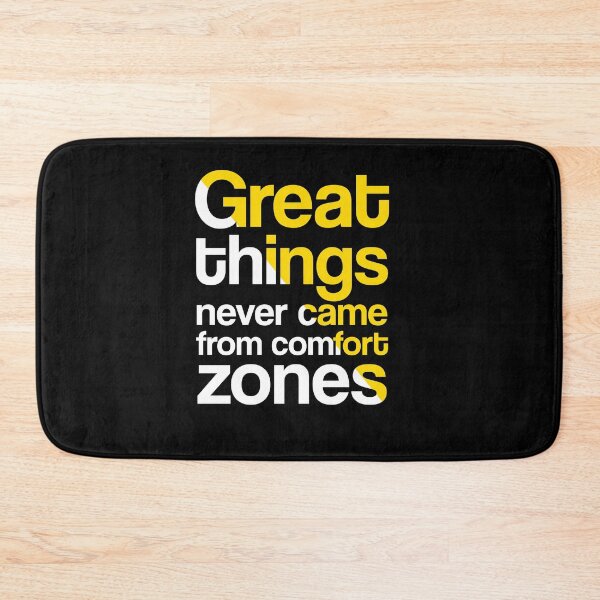 Item preview, Great Things never came from comfort zones designed and sold by TagCreation.
