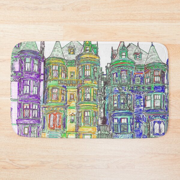 Item preview, Victorian Row Houses San Francisco California designed and sold by RDRiccoboni.
