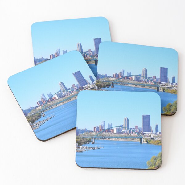 Item preview, Downtown Pittsburgh and Birmingham Bridge designed and sold by LJSparvero.