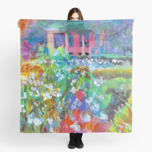 Flowers in the Garden - Balboa Park San Diego Scarf