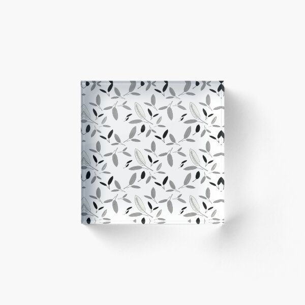 Shades of Leaf Acrylic Block
