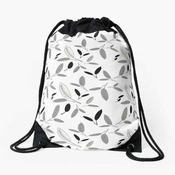 Shades of Leaf Drawstring Bag