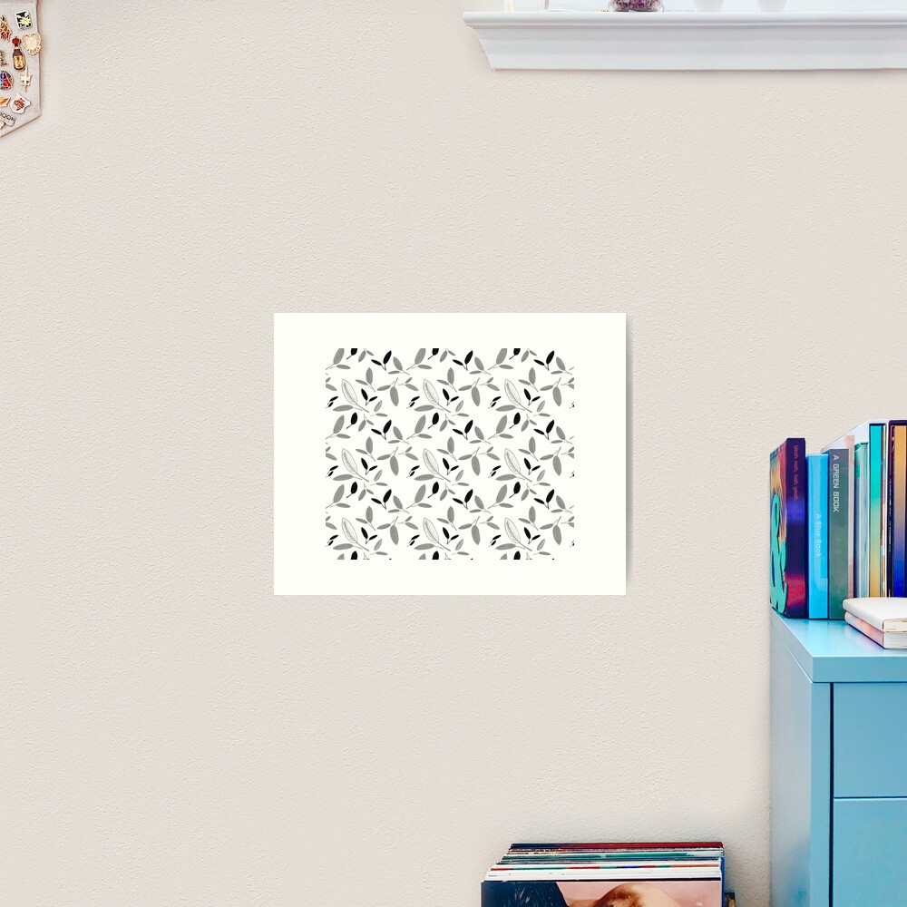 Shades of Leaf Art Print