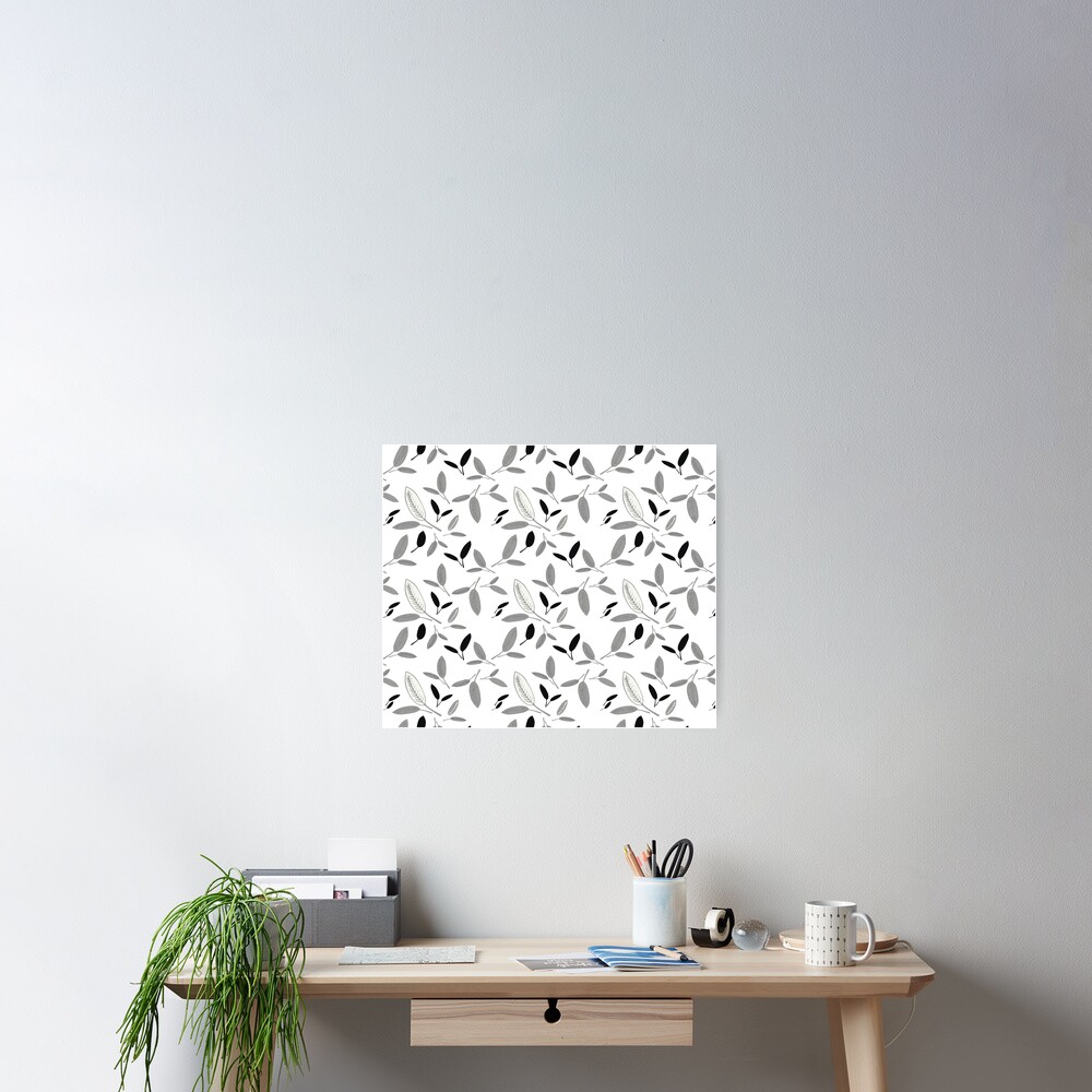 Shades of Leaf Poster