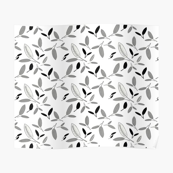 Shades of Leaf Poster