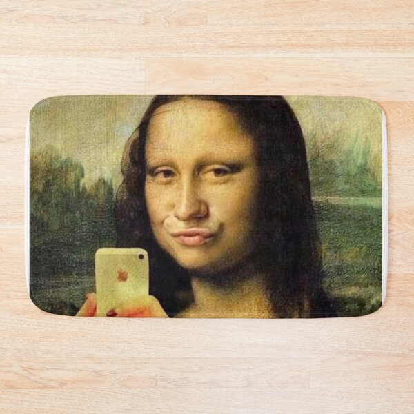 Item preview, But first let me take a selfie - Funny Mona Lisa selfie designed and sold by MindChirp.