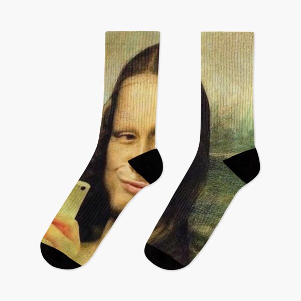 Item preview, But first let me take a selfie - Funny Mona Lisa selfie designed and sold by MindChirp.