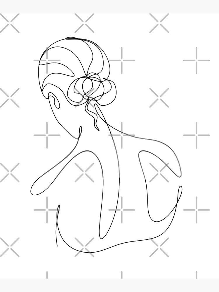 One Line Art Woman by GabrielleChanel
