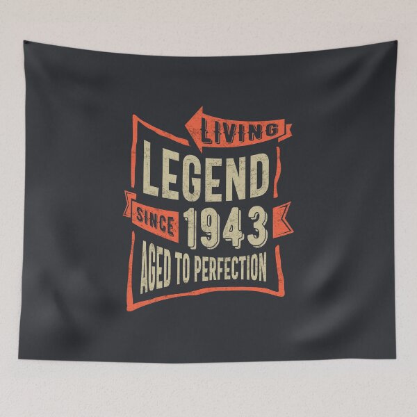 Item preview, Legend Since 1943 Birthday Gift designed and sold by cidolopez.