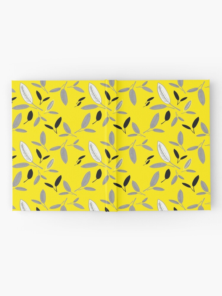 Alternate view of Yellow Shades of Leaf Hardcover Journal