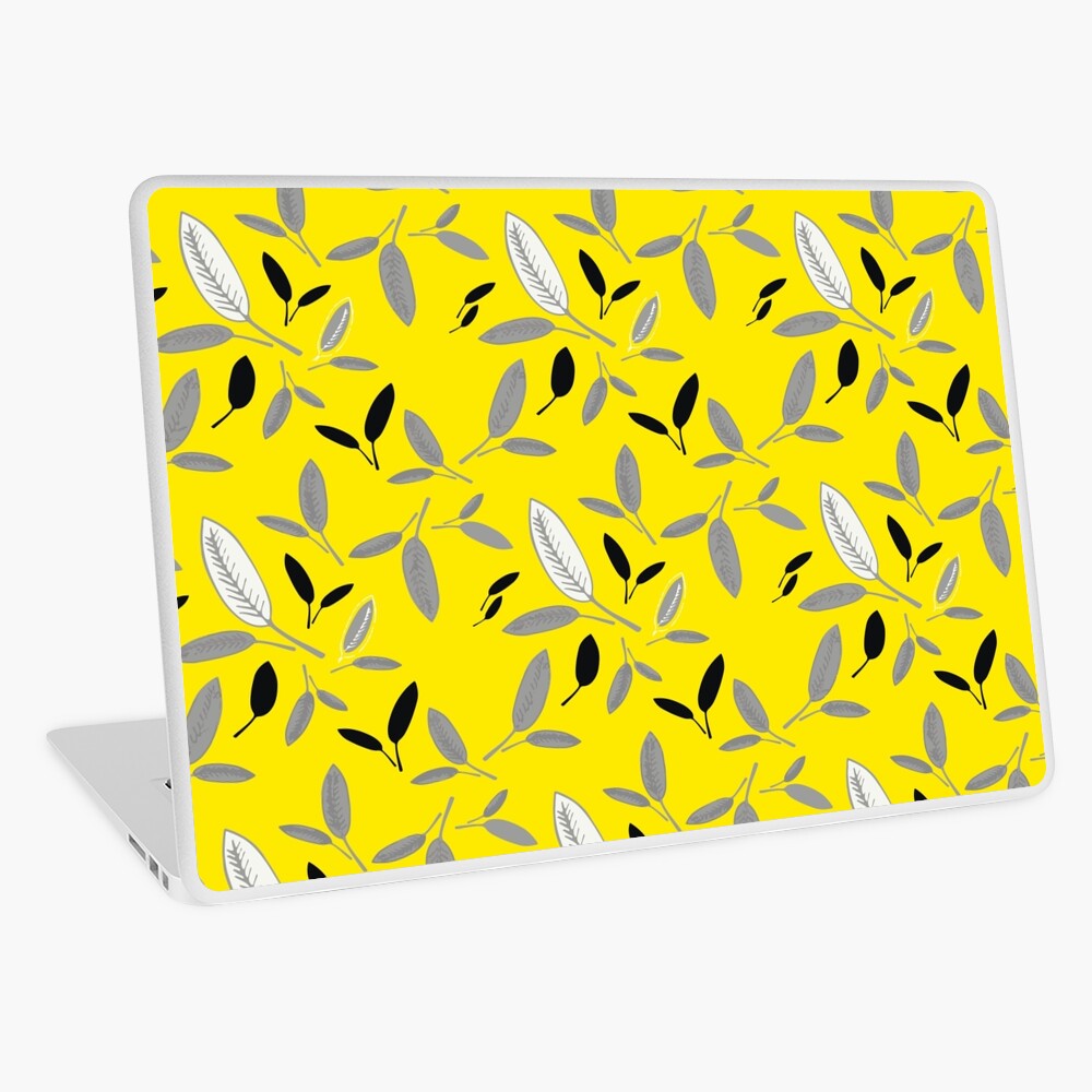 Yellow Shades of Leaf Laptop Skin