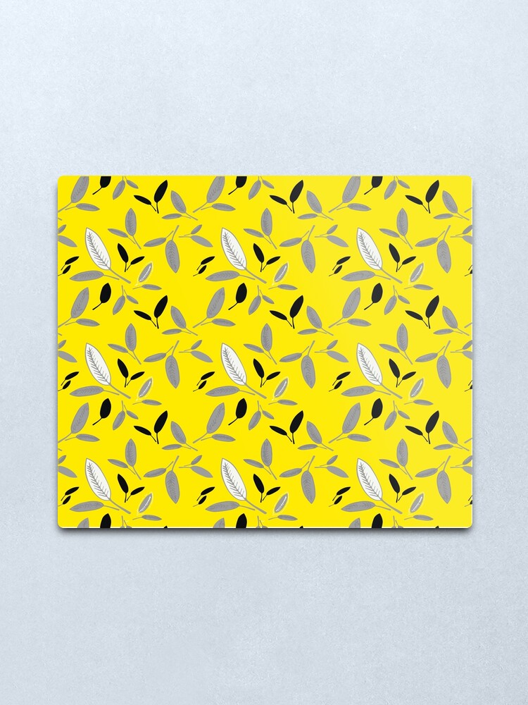 Alternate view of Yellow Shades of Leaf Metal Print