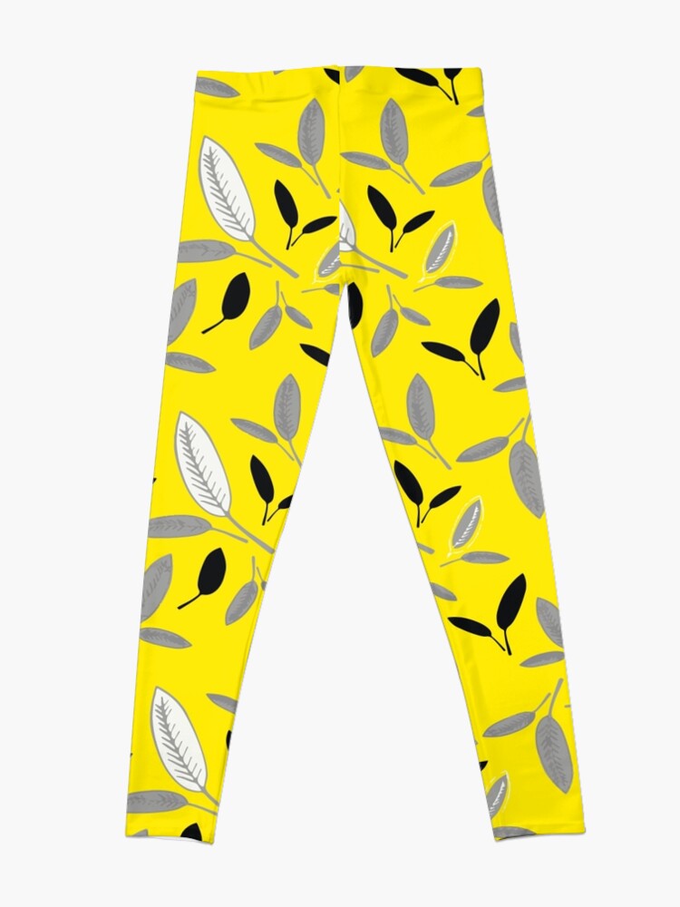 Alternate view of Yellow Shades of Leaf Leggings