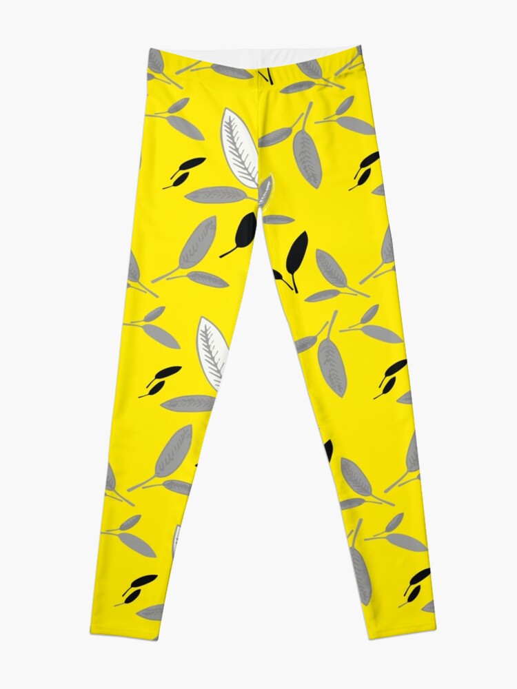 Alternate view of Yellow Shades of Leaf Leggings