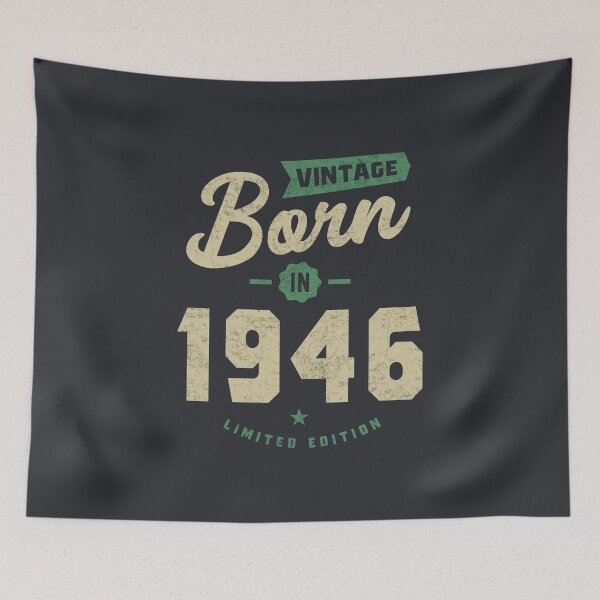 Item preview, Vintage Born In 1946 Birthday Gift designed and sold by cidolopez.