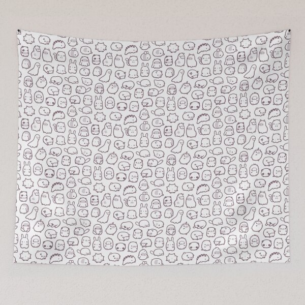 Item preview, Mini Animals Pattern Purple designed and sold by Mohu Store.