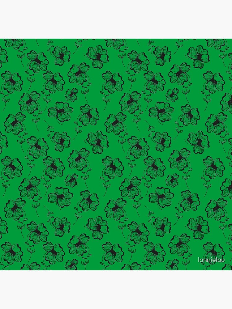 Bright Green Pretty Pansy by lonnielou