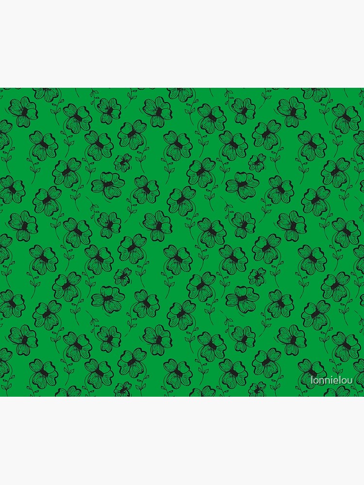 Bright Green Pretty Pansy by lonnielou