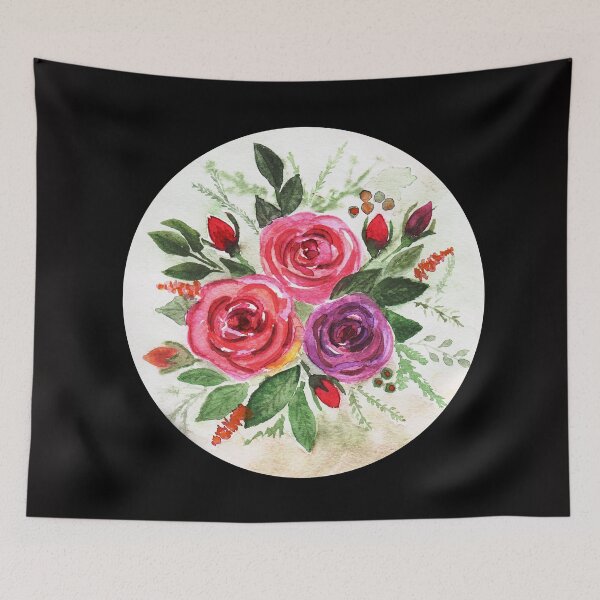 Item preview, Watercolor floral pattern . Roses.2 designed and sold by fuzzyfox.