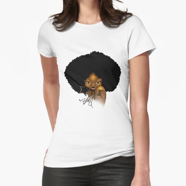Afro Sassy Fitted T-Shirt