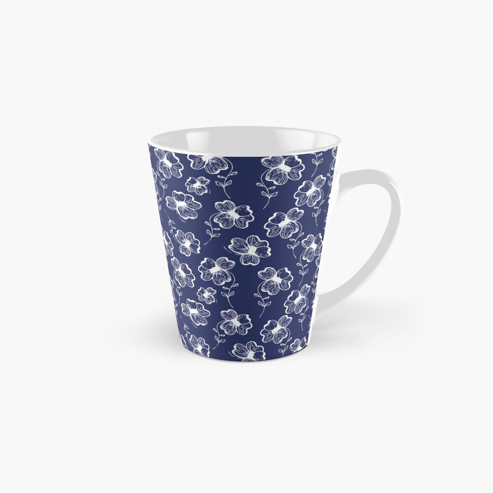 True Blue Pretty Pansy Mug