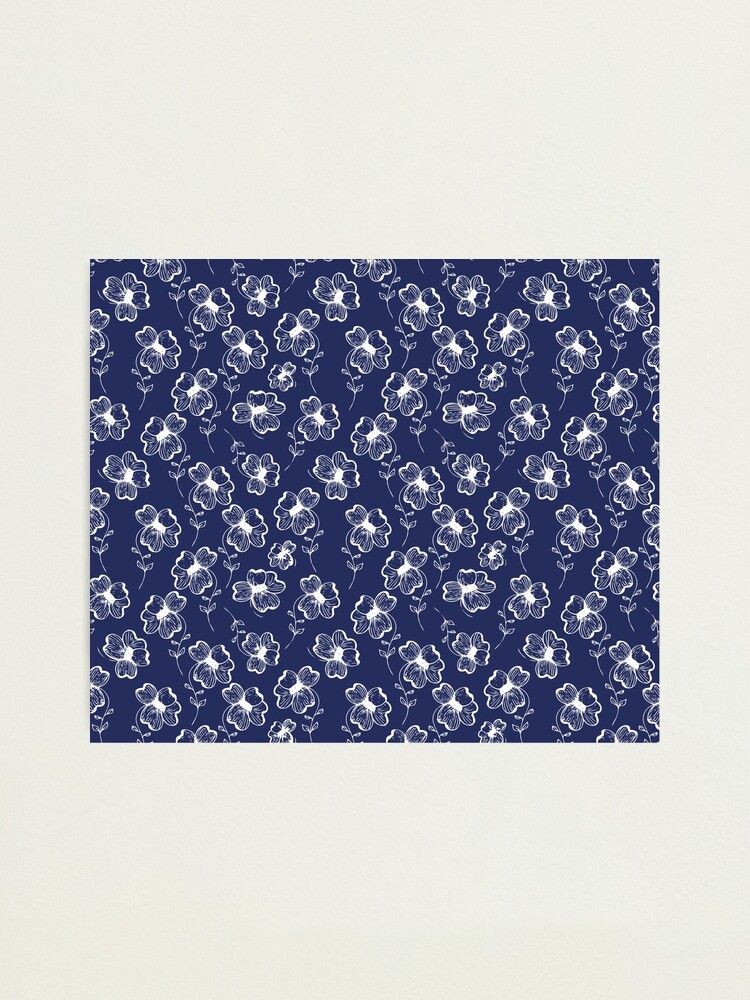 Alternate view of True Blue Pretty Pansy Photographic Print