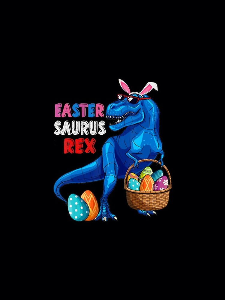 Easter Saurus Rex Dinosaur T Rex Bunny Eggs | iPhone Case