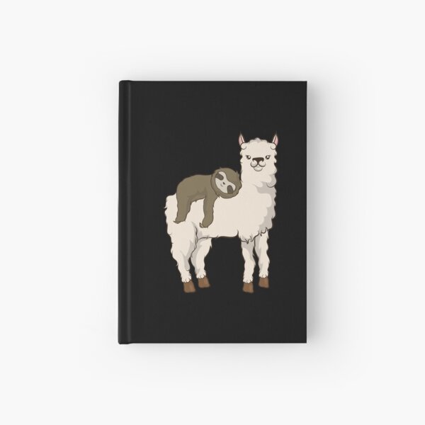 Faultier Reiten Lama Adorable Fluffy Lama & Faultier Notizbuch