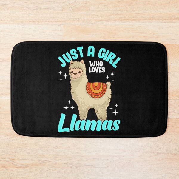 Item preview, Funny Just A Girl Who Loves Llamas Cute Llama designed and sold by perfectpresents.