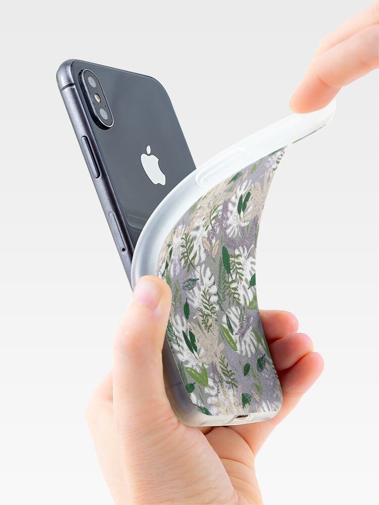 Alternate view of Whispy Botanicals Lavender iPhone Case & Cover