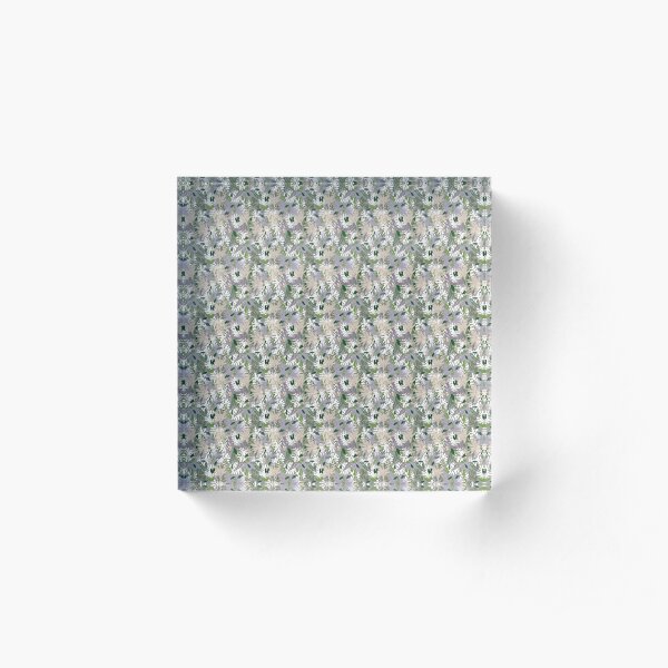 Whispy Botanicals Lavender Acrylic Block