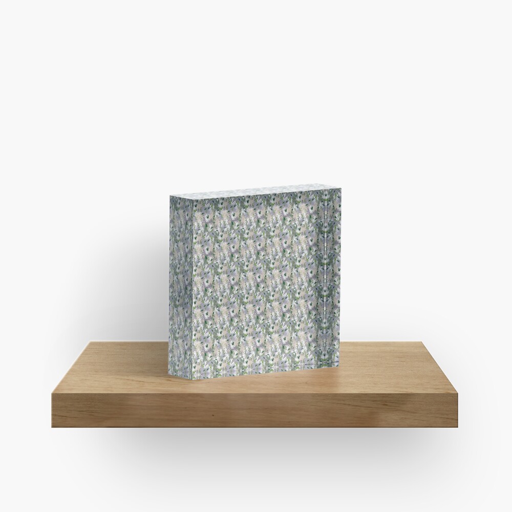 Whispy Botanicals Lavender Acrylic Block