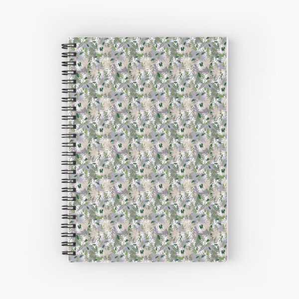 Whispy Botanicals Lavender Spiral Notebook